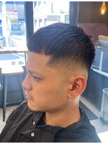 クフィア メンズヘアー カンポ 難波店(CUFFIA MEN'S HAIR CAMPO)&nbsp;クロップスタイル　スキンフェード