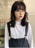 ミディアムのレイヤーパーマ〈鈴木〉