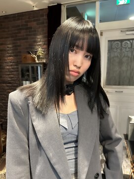 トレンチ(TRENCH) 《TRENCH おつじ》暗髪 ブラックカラー