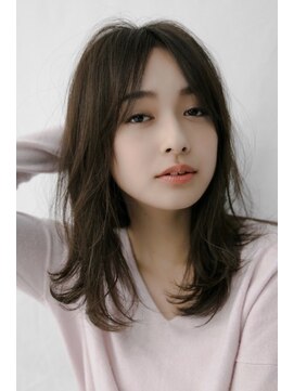 エアー 銀座タワー(AIR) ふんわりミディアム/小顔ヘア/前髪カット【榛葉】@air_t_shinba