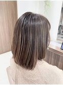 白髪ぼかしハイライト