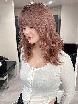 ベレーザ 渋谷(BELEZA) 7884髪質改善ブリーチなしダブルカラーレイヤーカット韓国波巻き