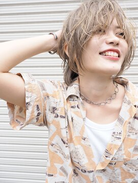 アンジェロ カリノ(Angelo Carino) 抜け感が可愛い＿BOB＿ミルクティーベージュ☆