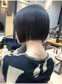 前髪/アンブレラカラー/こなれミディ/イメチェン/ぱっつんボブ