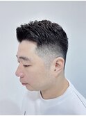 フェード刈りあげビジネスアップバング