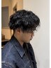 メンズカット+ツイストスパイラルパーマ ￥12000