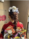 成人式編み下ろしポニー