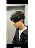 曲がる縮毛矯正センターパート