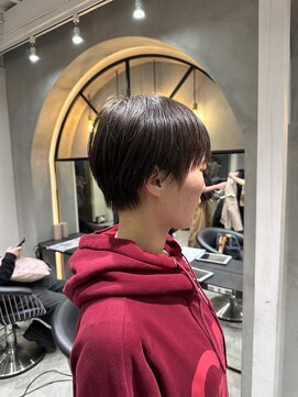 ロンドエニカ 大宮(Lond enika) イメチェン外ハネボブ美髪ワイドバングレイヤーショート/大宮