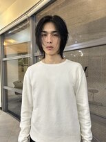 メゾンアクア 表参道(Maison ACQUA)&nbsp;=メンズボブ/スパイキーショート/ブルーブラック／MEN’S HAIR