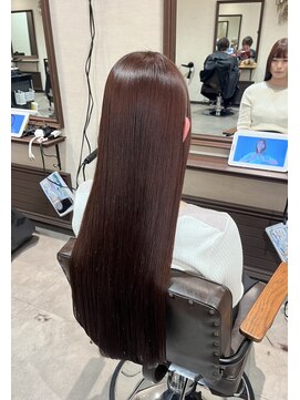 シエル 福山駅前店(CIEL) 【艶感】レッドブラウン/20代/30代/40代/50代/髪質改善
