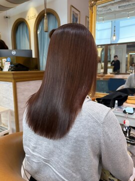ロンドアベニール 北千住(Lond avenir) イメチェン外ハネボブ美髪ワイドバングレイヤー髪質改善縮毛矯正