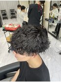 【メンズ/ツイストスパイラルパーマ】くまがい