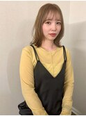 【山本】1ブリーチで作るミルクティーベージュ