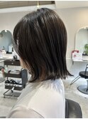 切りっぱなしボブ