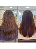 髪質改善ストレート