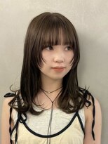 フォト 武蔵小杉(foto) 姫カットレイヤー/暗めカラー/韓国風巻き/レイヤーカット