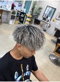 ホワイトメッシュパーマ