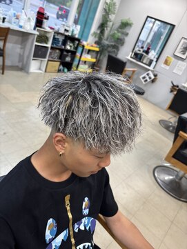 ブルーオーシャン 大牟田店(BlueOcean) ホワイトメッシュパーマ