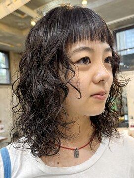 ナループロアオハナ(Nalu pu loa ohana) ウルフパーマ/レイヤーパーマ/クリープパーマ/ミディアムパーマ