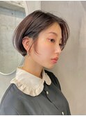 ボブウルフハッシュカットショートウルフボブ小顔カット