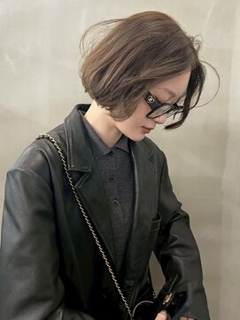 カシェ ホリエ(CACHE HORIE) ボブ / フレンチボブ / レイヤーボブ / ブラウンカラー / 三保