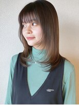 バイエイト(X８)&nbsp;美髪レイヤーカット/顔まわりレイヤー/くびれミディアムレイヤー