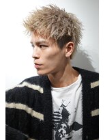 リップスヘアー 銀座(LIPPS hair) アップバング メンズパーマ