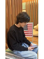 ミュウ(MIU)&nbsp;センターパートウルフスタイル