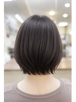 ビーワンヘアー 藤井寺 土師ノ里(B1hair)&nbsp;丸みショートボブ/艶髪/20代30代40代