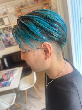 ヘア メイク ココ(hair make coco) ターコイズグリーン♪♪