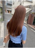 しなやかにまとまる髪質改善ブラウンカラー 【縮毛矯正 &nbsp;orin】