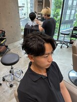 ブルニール 中崎町(BLEUNIR) シャドウパーマ