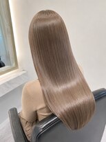 レオネ 梅田 中津店(Leone) 梅田/中津 髪質改善 ベージュストレートロング