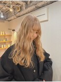 三軒茶屋/ブリーチ/ダブルカラー/ハイトーン/イエローベージュ