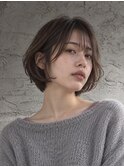 丸みくびれショートボブ