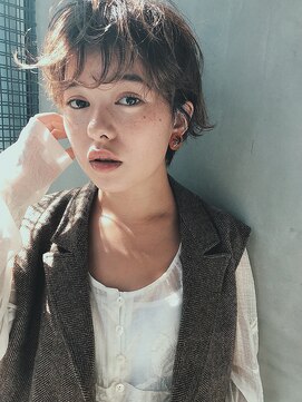 ベル 銀座5丁目店(Belle) 骨格補正小顔ショート×ゆるパーマ【Belle銀座】