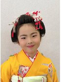 新日本髪で七五三