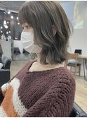 オリーブカラー_セミウェットウェーブ髪質改善