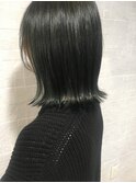 eL☆KAI  グリーンカラー☆切りっぱなしボブ