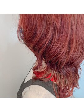 ネオヘアー 曳舟店(NEO Hair) ミディレイヤー×レッド