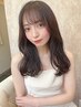 カット＋カラー＋プラチナストレート￥28000
