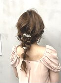 編みおろしアレンジ