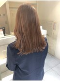 ケアブリーチxピンクブラウン
