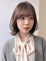 ハニーシブヤ(HONEY shibuya) 大人可愛い20代30代40代小顔レイヤーボブ×シアーベージュ★