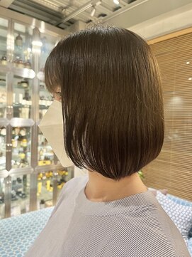 オーガニック リブ 川越(organic+live) 小顔補正立体カット×ナチュラル丸みボブ 10代20代30代40代50代