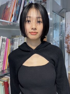 ポピンズ(poppins) 透けバングボブ