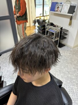 ルシードスタイルアートラッシュ(LUCIDO STYLE ARTRUSH) マッシュカット×ツイストパーマ