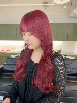 ラヴィズム(LUVISM) ピンクベージュダブルカラーブリーチ新潟万代