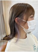 切りっぱなしスタイル